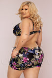 Costum de Baie din Doua Piese Negru Cod : 5006 (057)