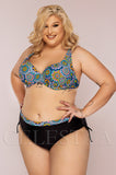 Costum de Baie din Doua Piese Albastru Cod : LM037 (Z47)