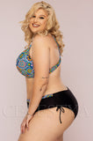 Costum de Baie din Doua Piese Albastru Cod : LM037 (Z47)
