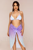 Costum de Baie din Trei Piese Lila Cod : LM058 (Z33)
