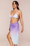 Costum de Baie din Trei Piese Lila Cod : LM058 (Z33)