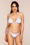 Costum de Baie din Trei Piese Lila Cod : LM058 (Z33)
