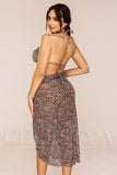 Costum de Baie din Trei Piese cu Print Cod : LM058 (Z33)