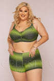 Costum de Baie din Doua Piese Neon Cod : 2296-Z (060)
