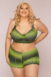 Costum de Baie din Doua Piese Neon Cod : 2296-Z (060)
