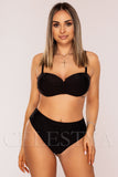 Costum de Baie din Doua Piese Negru Cod : F226 (08)