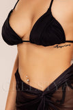 Costum de Baie din Trei Piese Negru Cod : LM058 (Z33)