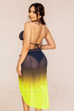 Costum de Baie din Trei Piese Gri Cod : LM058 (Z33)