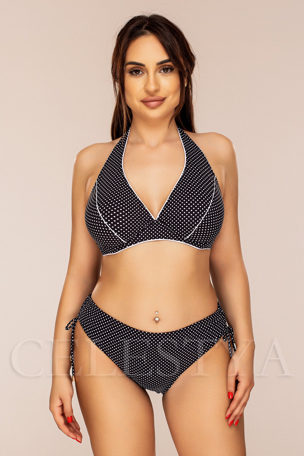 Costum de Baie Intreg Negru Cod : LM046 (Z44)