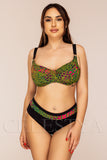 Costum de Baie din Doua Piese Verde Cod : Y9105 (Z48)