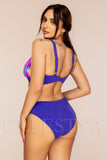 Costum de Baie din Doua Piese Mov Cod : Y9122 (032)