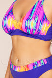 Costum de Baie din Doua Piese Mov Cod : Y9122 (032)