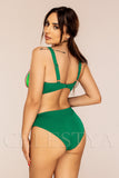 Costum de Baie din Doua Piese Verde Cod : Y9122 (032)
