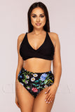 Costum de Baie din Doua Piese Negru Cod : H13 (Z46)