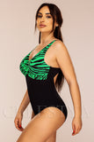 Costum de Baie Intreg Verde Cod : W134 (017)