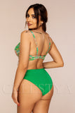 Costum de Baie din Doua Piese Verde Cod : LM047 (Z46)