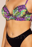 Costum de Baie din Doua Piese Negru Cod : LM047 (Z46)