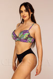 Costum de Baie din Doua Piese Negru Cod : LM047 (Z46)