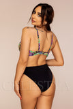 Costum de Baie din Doua Piese Negru Cod : LM047 (Z46)