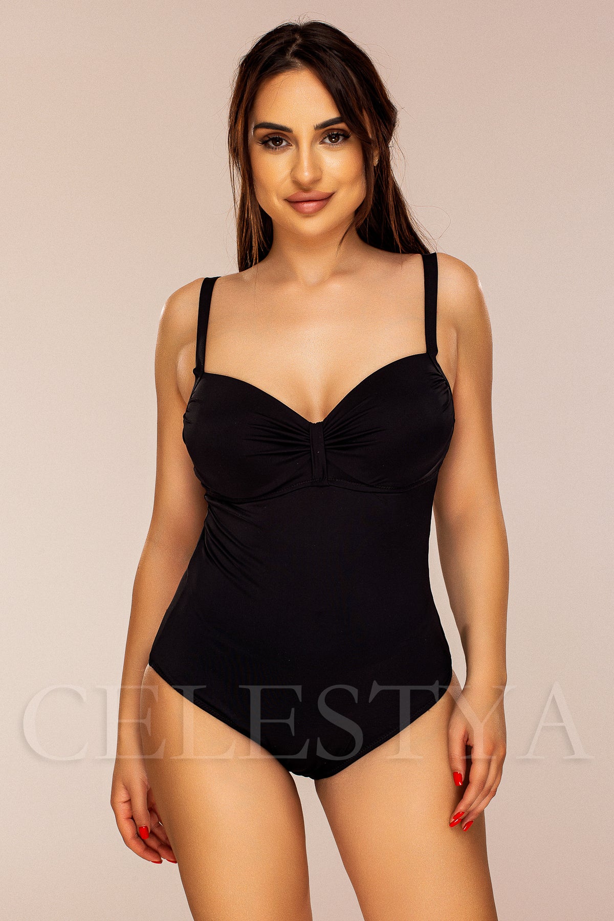 Costum de Baie Intreg Negru Cod : W138 (Z37)