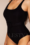 Costum de Baie Intreg Negru Cod : W132 (Z27)
