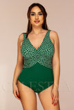 Costum de Baie Intreg Verde Cod : Y9112 (Z17)