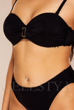 Costum de Baie din Doua Piese Negru Cod : LM063 (022)
