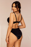 Costum de Baie din Doua Piese Negru Cod : LM063 (022)