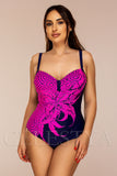 Costum de Baie Intreg Fuchsia Cod : W137 (Z2)