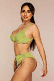Costum de Baie din Doua Piese Vernil Cod : LM063 (021)