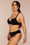 Costum de Baie din Doua Piese Negru Cod : LM063 (021)