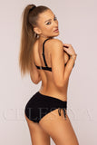 Costum de Baie din Doua Piese Negru Cod : 00108 (Z42)