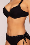 Costum de Baie din Doua Piese Negru Cod : 00108 (Z42)