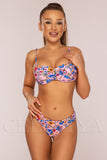 Costum de Baie din Doua Piese Roz Cod : 0017 (Z18)