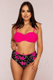 Costum de Baie din Doua Piese Roz Cod : 0099 (Z9)