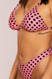 Costum de Baie din Doua Piese Roz Cod : 2109-1 (K) (Z15)