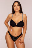 Costum de Baie din Doua Piese Negru Cod : 8841 (Z30)