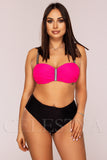 Costum de Baie din Doua Piese Roz Cod : R24-21 (Z15)