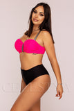 Costum de Baie din Doua Piese Roz Cod : R24-21 (Z15)