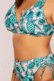 Costum de Baie din Doua Piese Roz Cod : 5008 (Z15)
