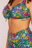 Costum de Baie Din Doua Piese Verde Cod : 5005 (Z14)