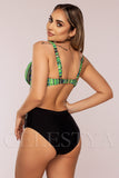 Costum de Baie din Doua Piese Verde Cod : LM037 (Z10)