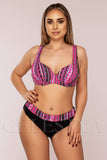 Costum de Baie din Doua Piese Roz Cod : LM037 (Z5)