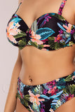 Costum de Baie din Doua Piese Negru Cod : 5003 (Z9)