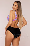 Costum de Baie din Doua Piese Mov Cod : LM037 (Z24)
