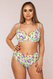 Costum de Baie din Doua Piese Verde Cod : LM022 (Z31)