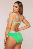 Costum de Baie din Doua Piese Verde Cod : LM032 (Z28)