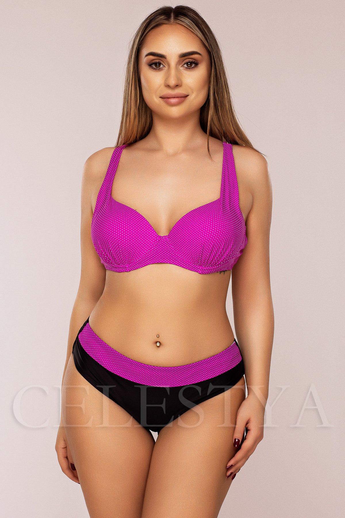 Costum de Baie din Doua Piese Mov Cod : LM037 (Z33)