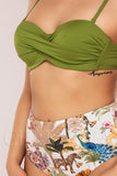 Costum de Baie din Doua Piese Vernil Cod : 23721 (053)