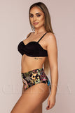 Costum de Baie din Doua Piese Negru Cod : 23721 (053)